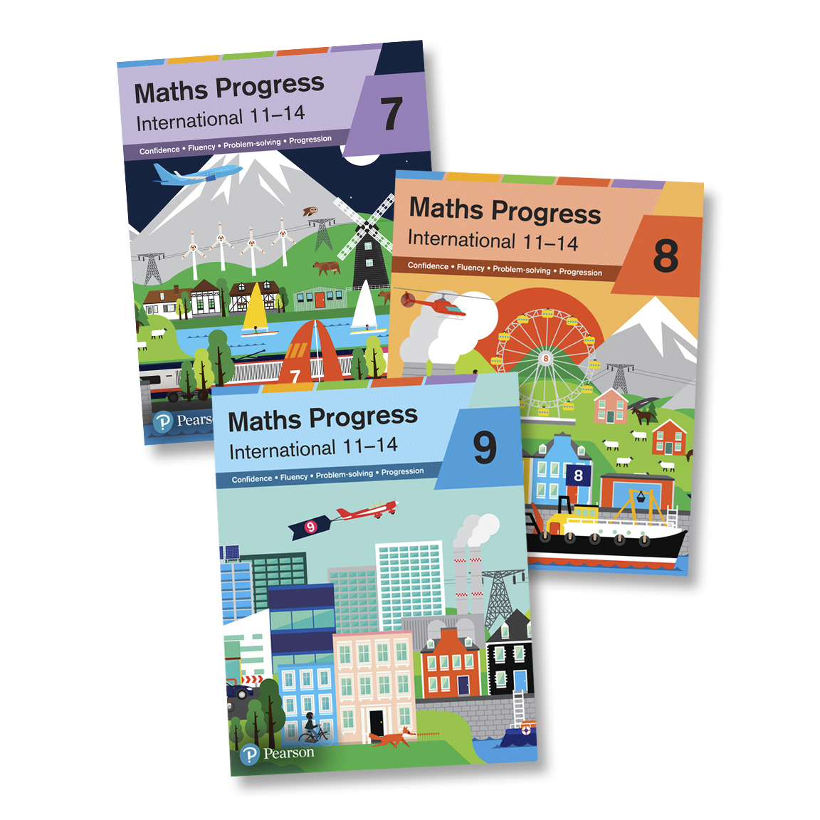 Maths progress international student book cover images