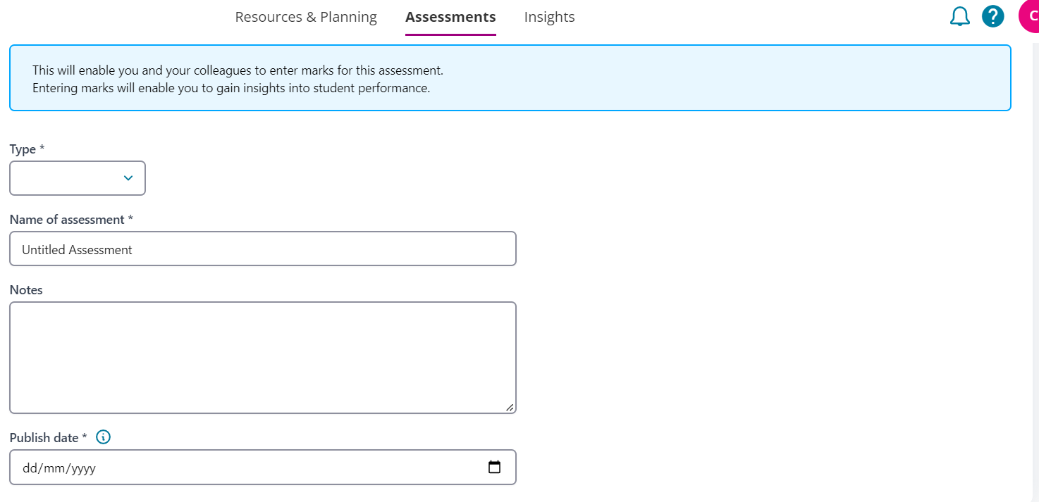 Assessment Builder download assessment