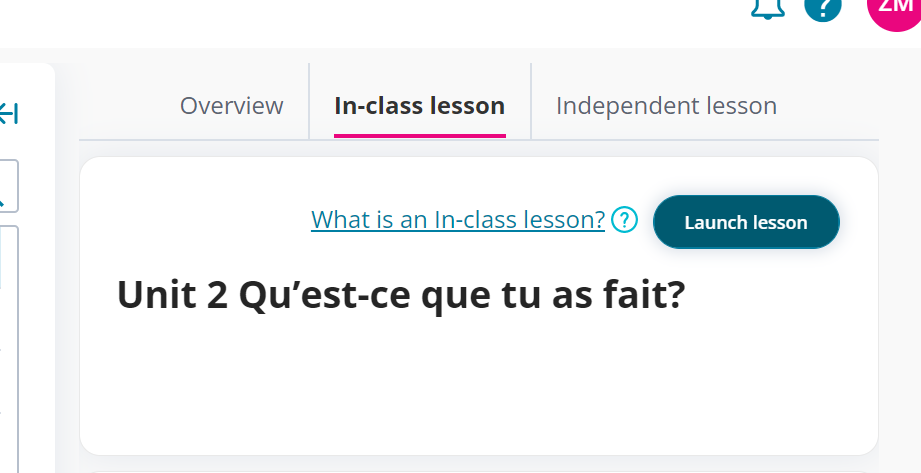 in-class lessons 1