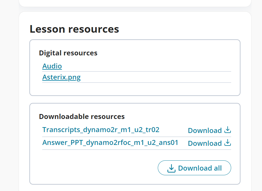 independent lessons 2