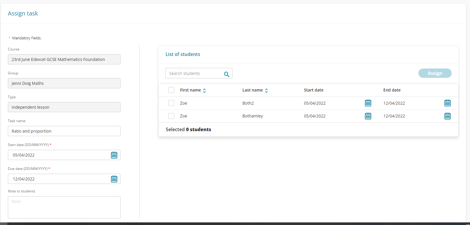 independent lessons 4