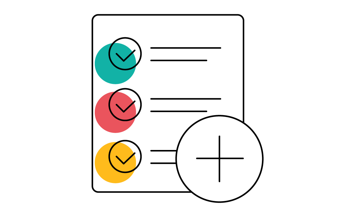 Working on a checklist