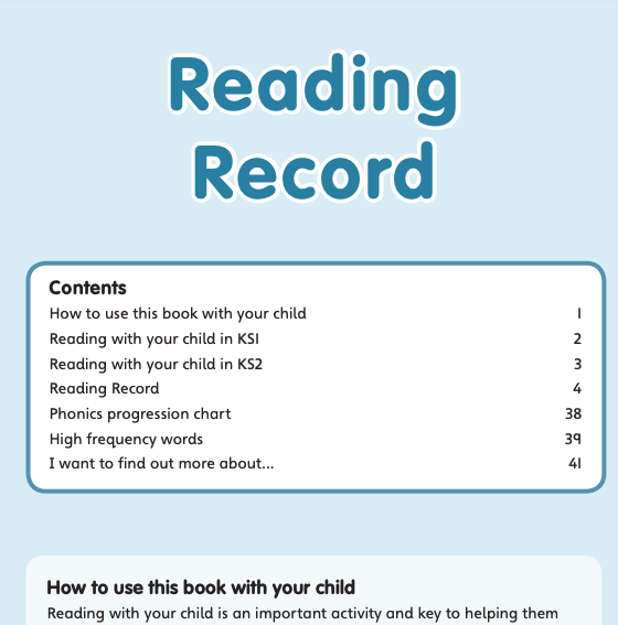 Reading record image