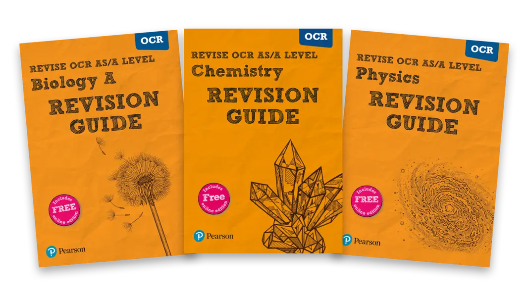 Revise OCR A level Science Revision Guide covers
