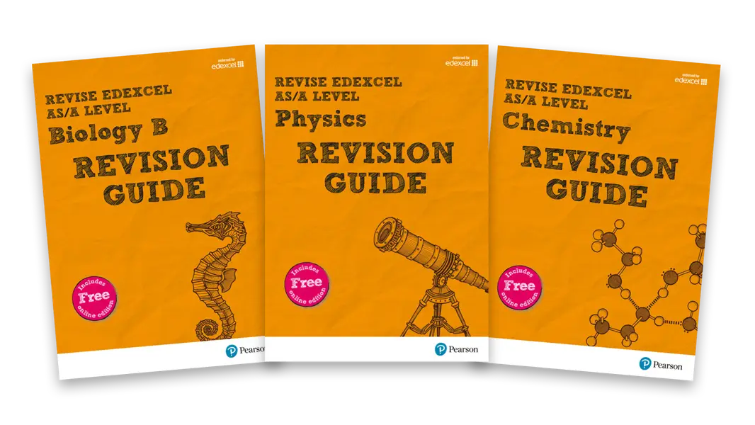 Revise Pearson Edexcel A level Science Revision Guide covers