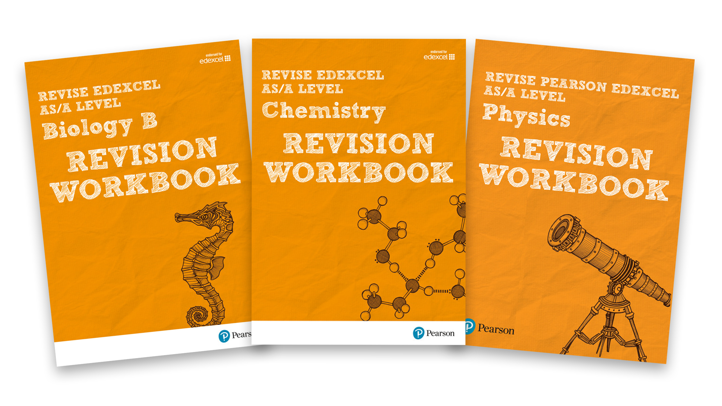 Revise Pearson Edexcel A level Science Revision Workbook covers