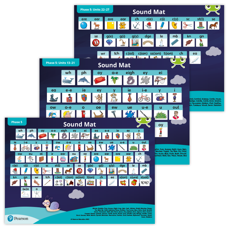 Grapheme-Sound Mat Phase 5