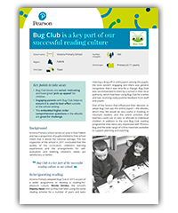 Bug Club is a key part of our successful reading culture (Falkirk)